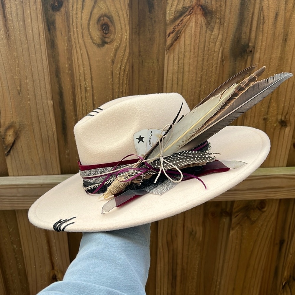 Custom design Boho Western Cowboy/Cowgirl Hat - Ella Langley hat